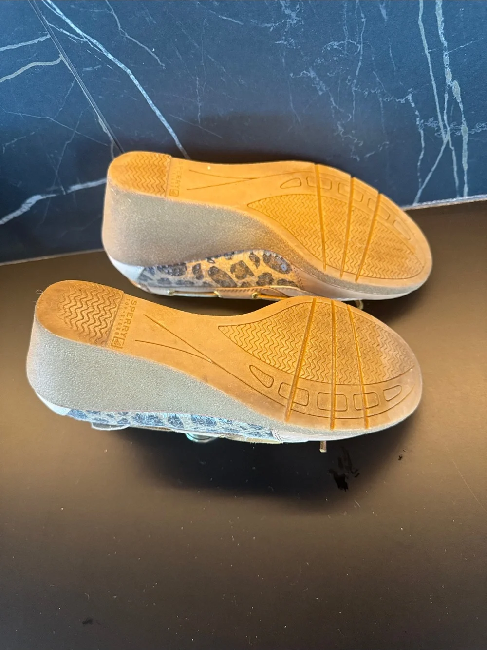 Sperry Tan Leather Boat Shoes Flats